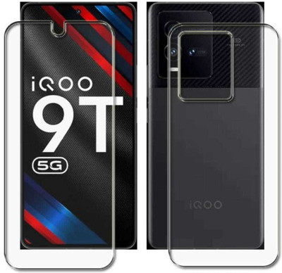 DOWRVIN Front and Back Tempered Glass for VIVO iQOO 9T 5G(Pack of 2)