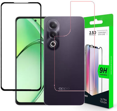 KMPERED Front and Back Tempered Glass for OPPO K12x 5G(Pack of 1)