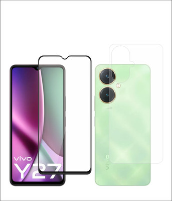Ten To 11 Front and Back Tempered Glass for ViVO Y27(Pack of 2)