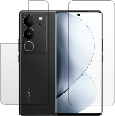 HOBBYTRONICS Front and Back Tempered Glass for vivo V29 5G, vivo V29, vivo V29 Pro 5G, vivo V29 Pro(Pack of 1)