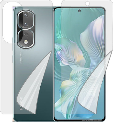 ZINGTEL Front and Back Tempered Glass for HUAWEI HONOR 80PRO FLAT (Edge To Edge TPU Full Coverage)(Pack of 1)