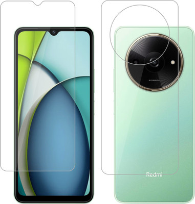 Vatsin Front and Back Tempered Glass for Redmi A3X(Pack of 2)