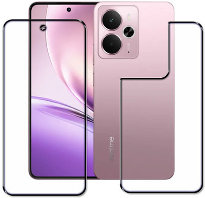 tombik Front and Back Tempered Glass for 10ffd-Realme 15 5G-fb(Pack of 2)