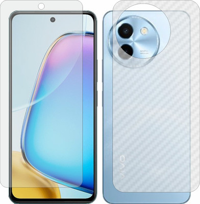 MOBART Front and Back Tempered Glass for Vivo Y200t(Pack of 2)