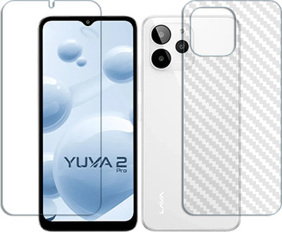 ARBAN Front and Back Tempered Glass for Lava Yuva 2 Pro FRONT AND BACK(Pack of 1)