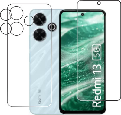 chakoor Front and Back Tempered Glass for Redmi 13 5G(Pack of 2)