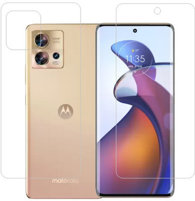 HOBBYTRONICS Front and Back Tempered Glass for Motorola Edge 30 Fusion, Moto Edge 30 Fusion(Pack of 1)