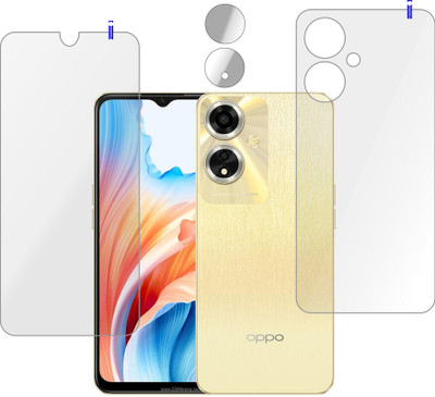 Cinzia Front and Back Tempered Glass for OPPO A59 5G(Pack of 3)