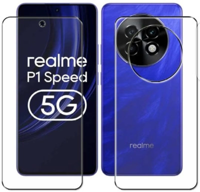 ZIDZEE Front and Back Tempered Glass for REALME P1 SPEED 5G(Pack of 2)