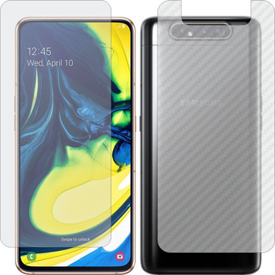 MOBART Front and Back Tempered Glass for SAMSUNG GALAXY A80(Pack of 2)