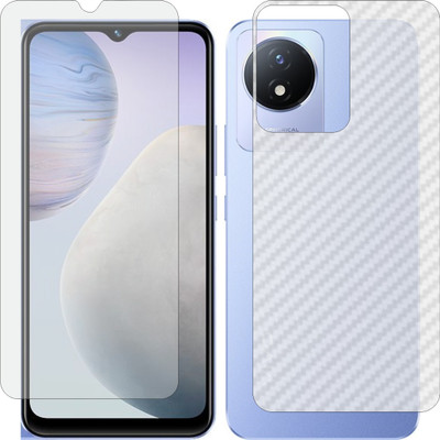 Mobling Front and Back Tempered Glass for VIVO Y11 2023(Pack of 2)