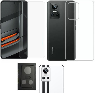 COVER CAPITAL Front and Back Tempered Glass for Realme Gt Neo 3(Pack of 3)