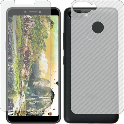 Fasheen Front and Back Tempered Glass for ITEL A45(Pack of 2)