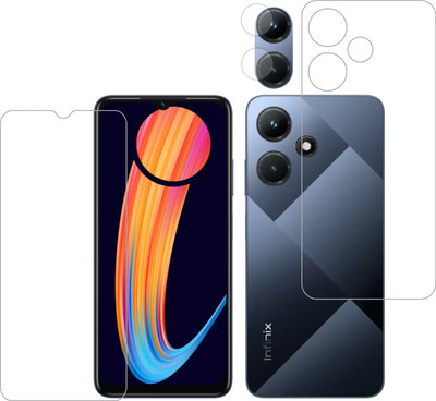 Ten To 11 Front and Back Tempered Glass for Infinix Hot 30i(Pack of 3)