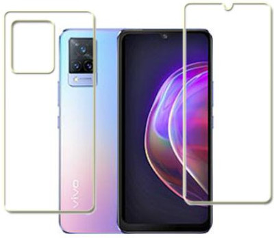 MUTAALI Front and Back Tempered Glass for vivo V21s(Pack of 1)