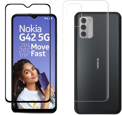 4 YARDS Front and Back Tempered Glass for Nokia G42 5G (11-D)(Pack of 1)