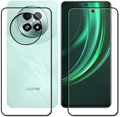 tombik Front and Back Tempered Glass for 65bq-Realme 13 Plus 5G-fb(Pack of 2)