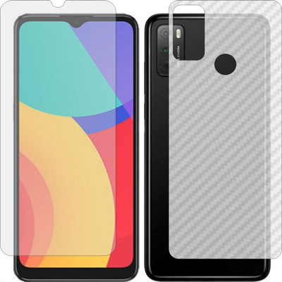 Fasheen Front and Back Tempered Glass for ALCATEL 3L 2021(Pack of 2)