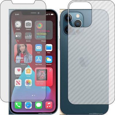 Fasheen Front and Back Tempered Glass for APPLE IPHONE 12 PRO MAX(Pack of 2)