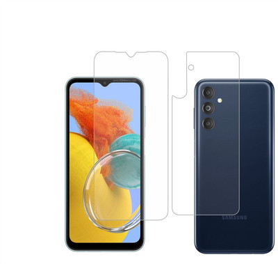 Vatsin Front and Back Tempered Glass for Samsung Galaxy M14-5G(Pack of 2)