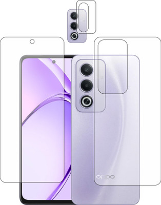 DORADO SHIELD Front and Back Tempered Glass for Oppo A3 pro 5g with camera lens(Pack of 3)