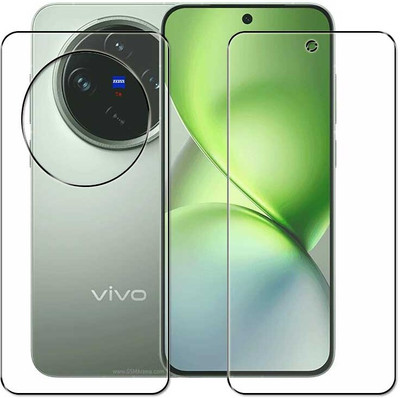 tombik Front and Back Tempered Glass for 57dd-vivo X200 Pro mini-fb(Pack of 2)