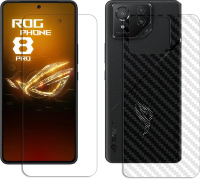 MUTAALI Front and Back Tempered Glass for Asus ROG Phone 8 Pro(Pack of 1)