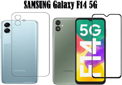LIKEDESIGN Front and Back Tempered Glass for SAMSUNG Galaxy F14 5G, SAMSUNG F14 5G(Pack of 1)