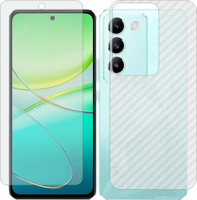 MOBART Front and Back Tempered Glass for Vivo T3 5G(Pack of 2)