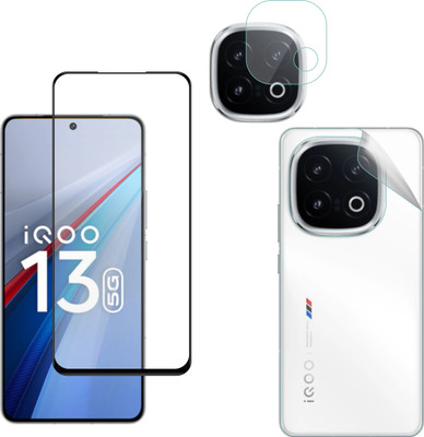 Ten To 11 Front and Back Tempered Glass for iQOO Neo 10, iQOO Neo 10 [With Rear Camera Lens Guard](Pack of 3)