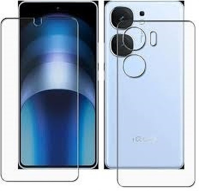 Quicknick Front and Back Tempered Glass for iQOO Neo 9 Pro ( Pack of 2) front screen and back side(Pack of 2)