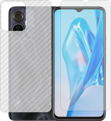 Fasheen Front and Back Tempered Glass for Itel S18 Pro(Pack of 2)