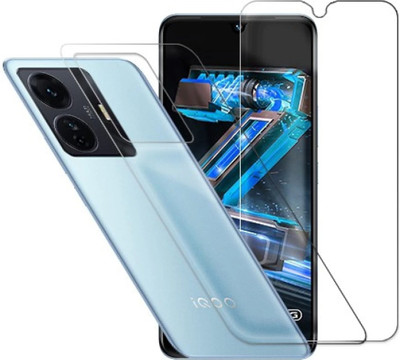 DOWRVIN Front and Back Tempered Glass for Vivo iQOO Z6 Pro 5G(Pack of 2)