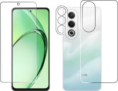 chakoor Front and Back Tempered Glass for oppo k12x 5g(Pack of 3)