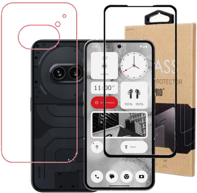 KMPERED Front and Back Tempered Glass for Nothing Phone 2A(Pack of 1)
