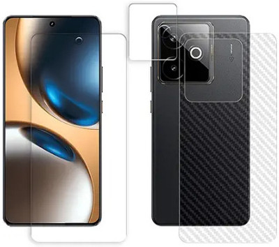 MUTAALI Front and Back Tempered Glass for Realme GT 7T(Pack of 1)