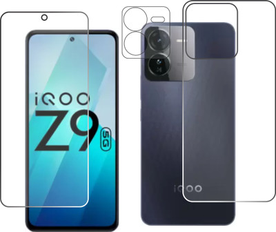 chakoor Front and Back Tempered Glass for IQOO Z9 5g(Pack of 3)