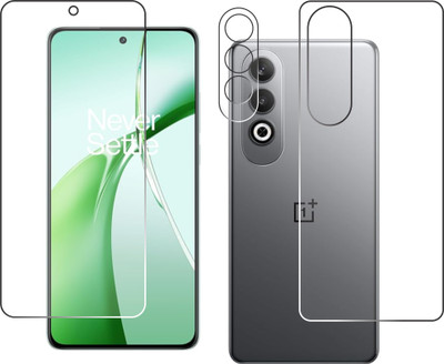 chakoor Front and Back Tempered Glass for OnePlus Nord CE4, OnePlus Nord CE 4 5G, One Plus Nord CE4 5G(Pack of 3)