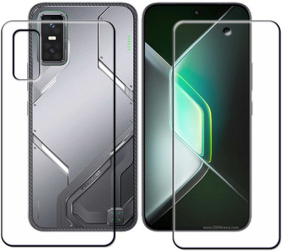 tombik Front and Back Tempered Glass for 4sse-Infinix GT 30 Pro-fb(Pack of 2)