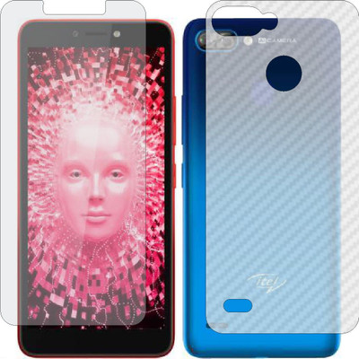 Fasheen Front and Back Tempered Glass for ITEL A46(Pack of 2)