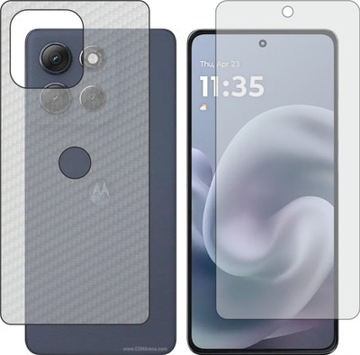 Mobling Front and Back Tempered Glass for Motorola Moto G86 Power 5G(Pack of 2)