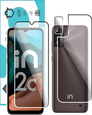 Olonga Front and Back Tempered Glass for MICROMAX IN 2C(Pack of 3)