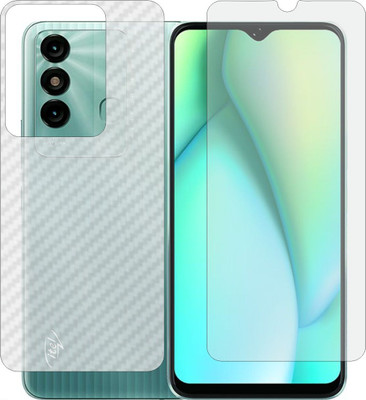 Fasheen Front and Back Tempered Glass for Itel P38 Pro(Pack of 2)