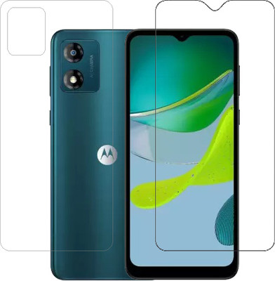 ECMERED Front and Back Tempered Glass for Motorola E13, moto e13, Motorola moto E13(Pack of 1)