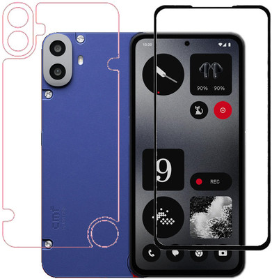 HOBBYTRONICS Front and Back Tempered Glass for Nothing CMF Phone 1(Pack of 1)