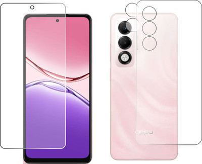 chakoor Front and Back Tempered Glass for oppo k13x 5g(Pack of 3)