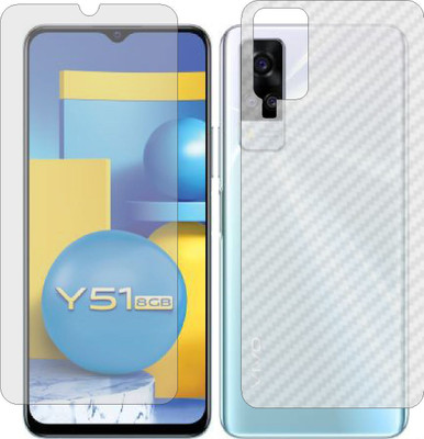 MOBART Front and Back Tempered Glass for VIVO Y51(Pack of 2)