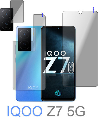 Cinzia Front and Back Tempered Glass for IQOO Z7 5G(Pack of 2)