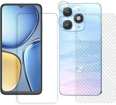 ARBAN Front and Back Tempered Glass for itel A90 4G FRONT BACK Tempered Glass Screen Protector | Anti-Scratch | Edge to Edge Full Coverage | 9H Hardness (1 FRONT SCREEN GUARD + 1 BACK CARBON FIBER SKIN + 1 CAMERA LENS PROTECTOR)(Pack of 1) ARBAN Front and Back Tempered Glass for itel A90 4G FRONT BACK Tempered Glass Screen Protector | Anti-Scratch | Edge to Edge Full Coverage | 9H Hardness (1 FRONT SCREEN GUARD + 1 BACK CARBON FIBER SKIN + 1 CAMERA LENS PROTECTOR)(Pack of 1)