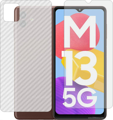 MOBART Front and Back Tempered Glass for SAMSUNG M13 5G(Pack of 2)